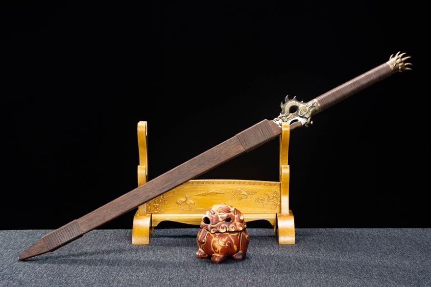 蒼龍剣-高性能マンガン鋼 古兵器 武具　刀装具　日本刀　模造刀 居合刀 長尺