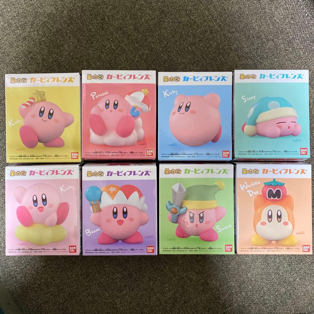 星のカービィフレンズ　全8種類フルコンプセット　ワープスターレアカラーver