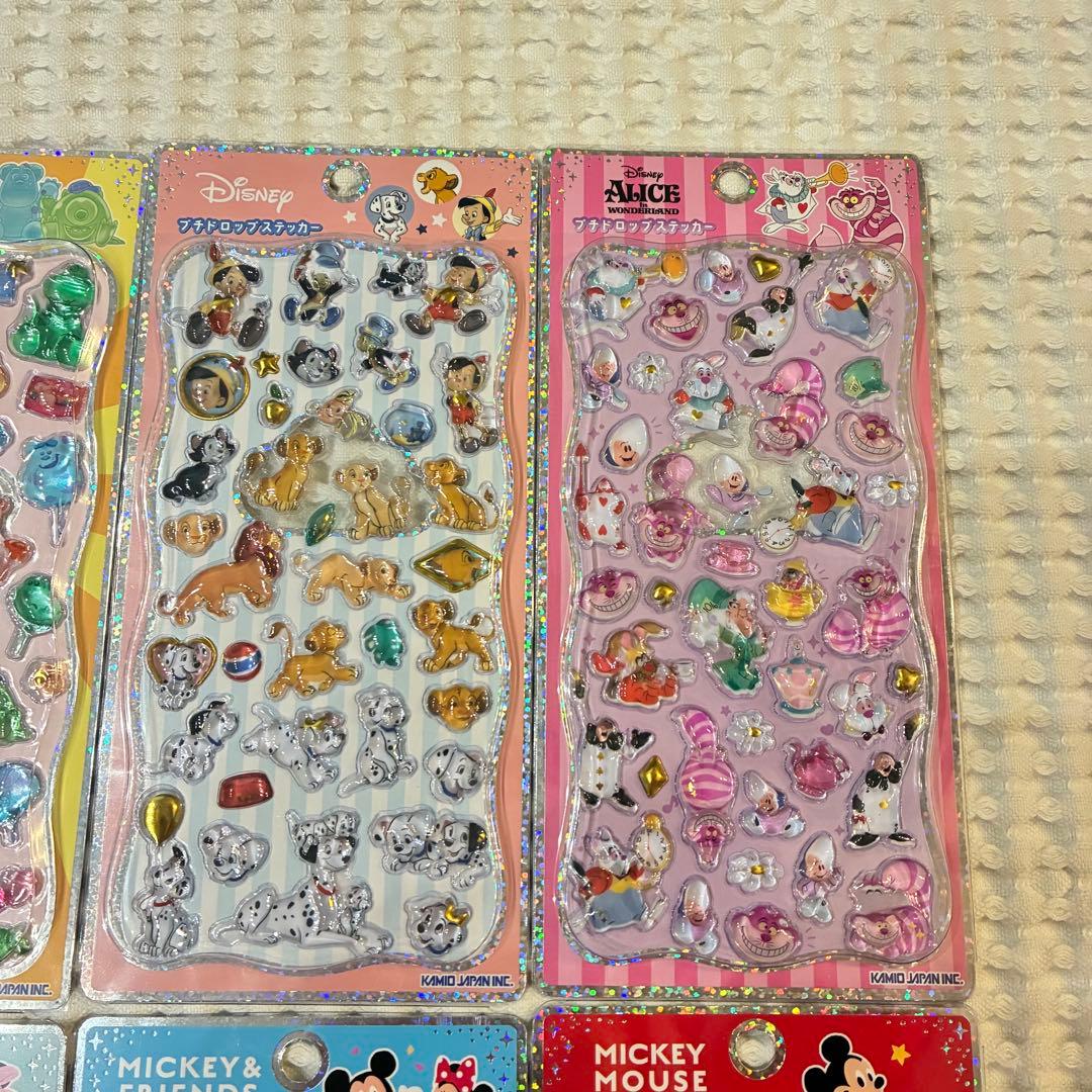 正規品 ディズニー プチドロップシール ピクサー ミッキー ダンボ アリス
