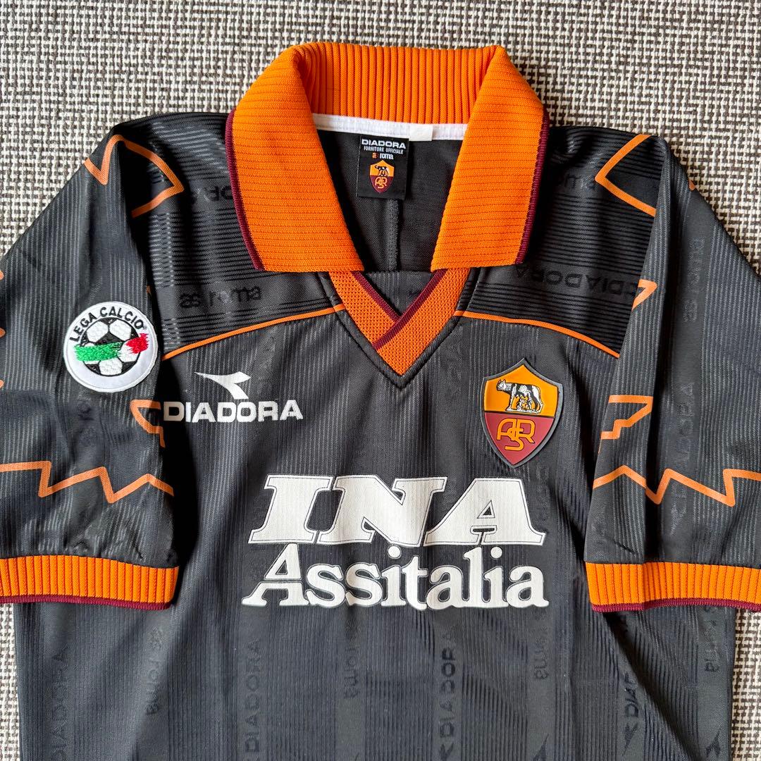 【カルチョパッチ付き】中田英寿 ＃８ ASローマ ９９／００（3rd）