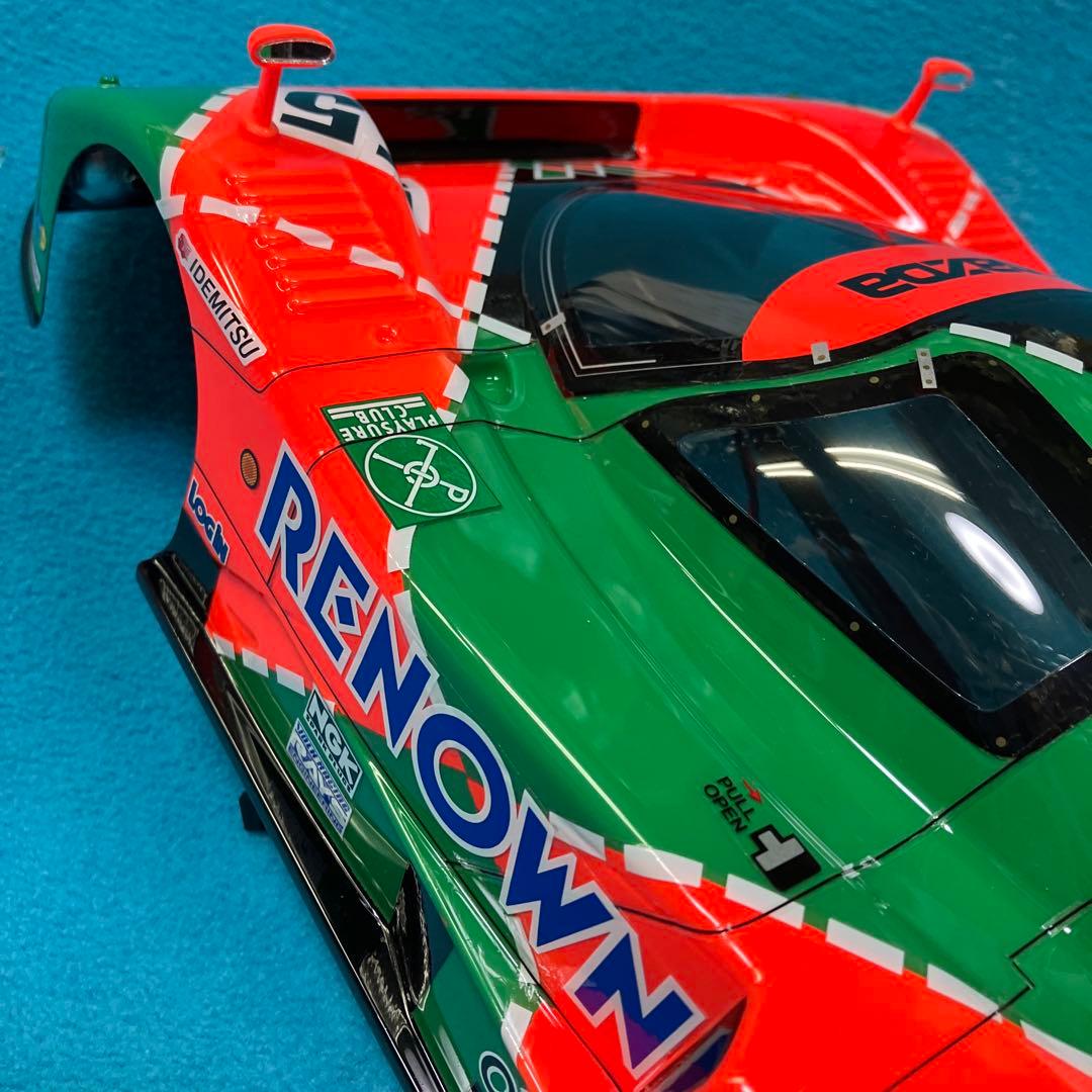 タミヤ RCカーボディ & タイヤ、ホイール　マツダ 787B 塗装ミスあり