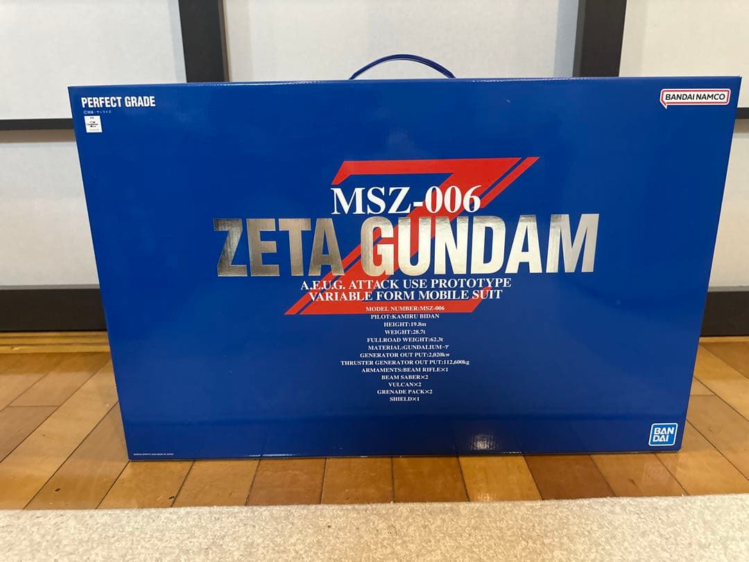 「新品」BANDAI MSZ-006 ZETA GUNDAM PG 1/60
