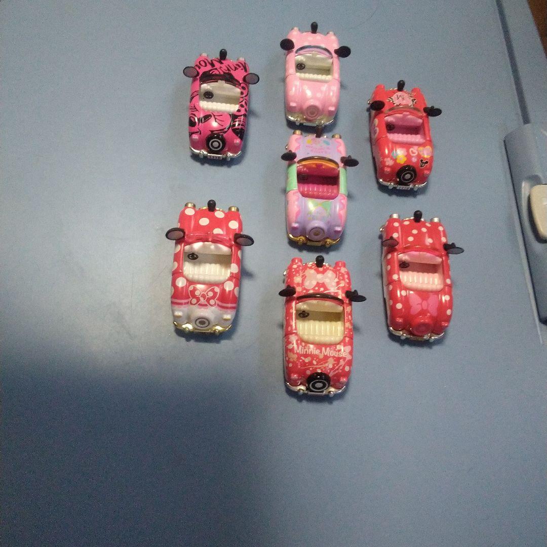 ディズニートミカ　ミニーマウス　コンバーチブル 7台セット