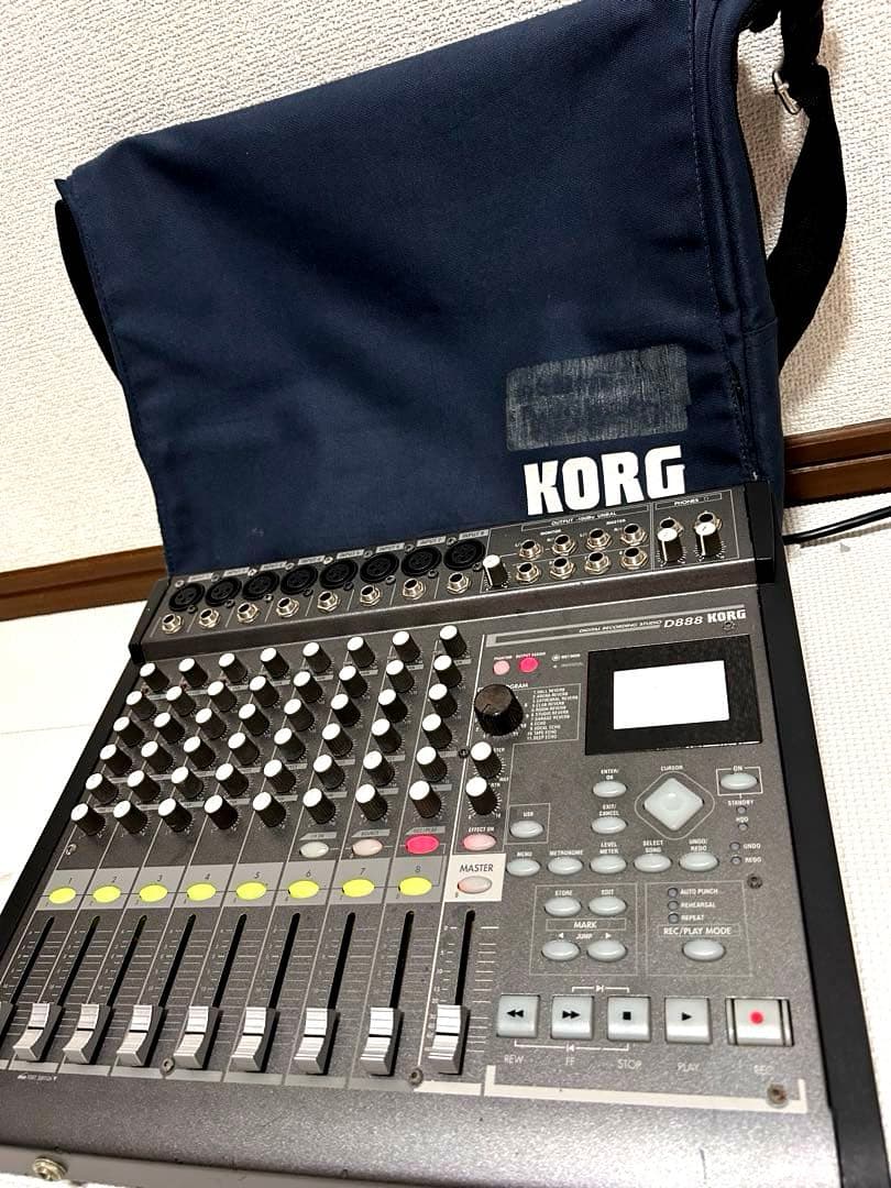【キャリーバッグ、説明書、電源コード付き】KORG D888 デジタルMTR