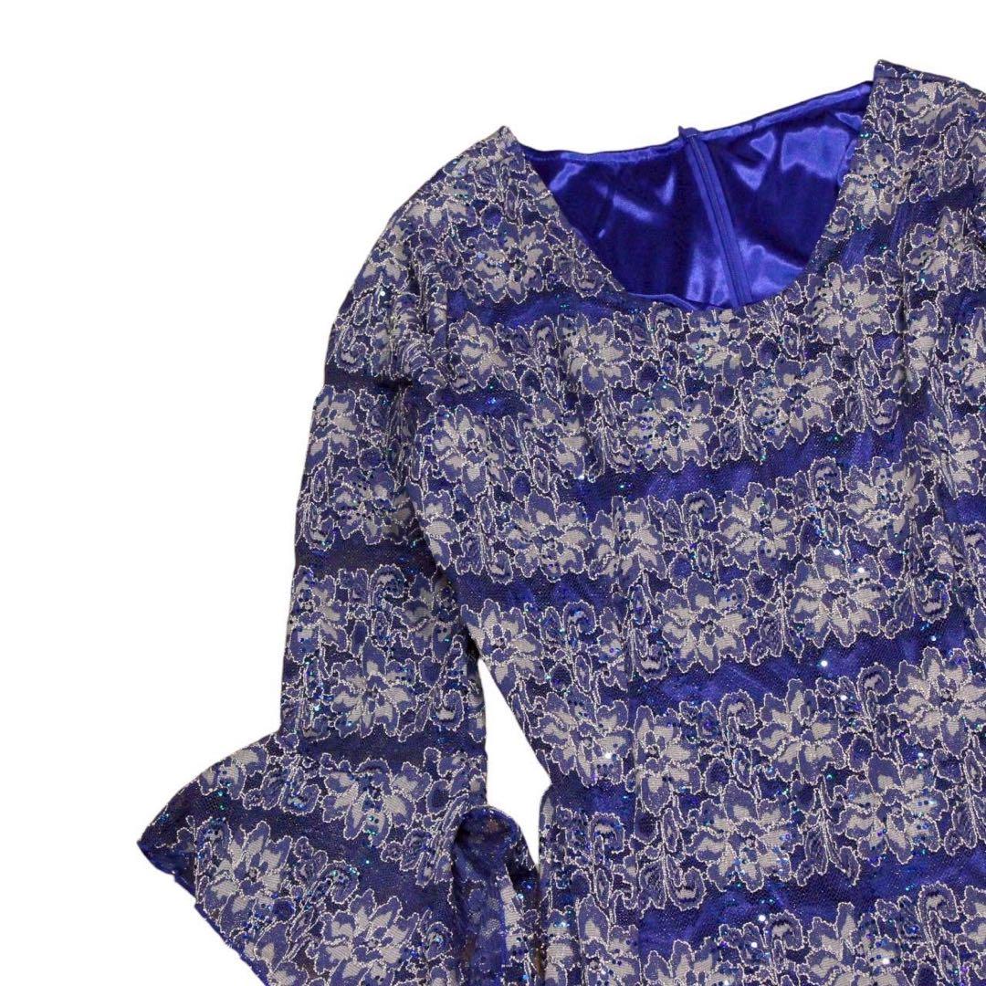 美品　Da Vetrash　ダ・ベトラッシュ【M】フラメンコ ドレス レース装飾