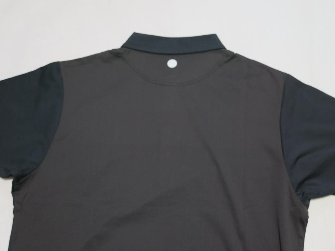 ⓁBRIEFING GOLF ブリーフィングゴルフパンチングメッシュシャツ黒