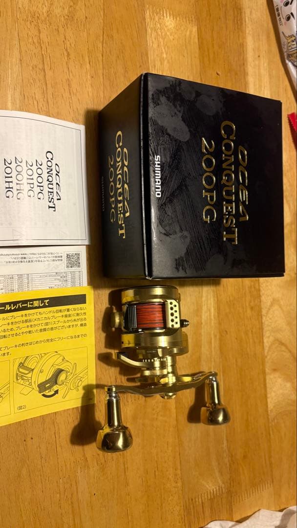 美品 Shimano Conquest 200PG ベイトリール