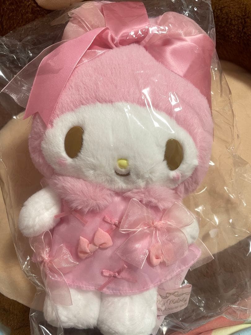 お顔厳選　マイメロディ バースデードール（リボン姫）　ぬいぐるみ