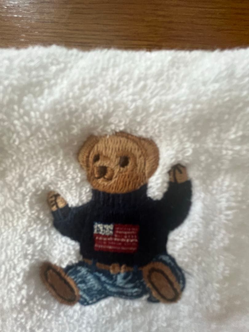 お値下げ！ポロベア　ラルフローレン　刺繍タオルセット　ネイビー
