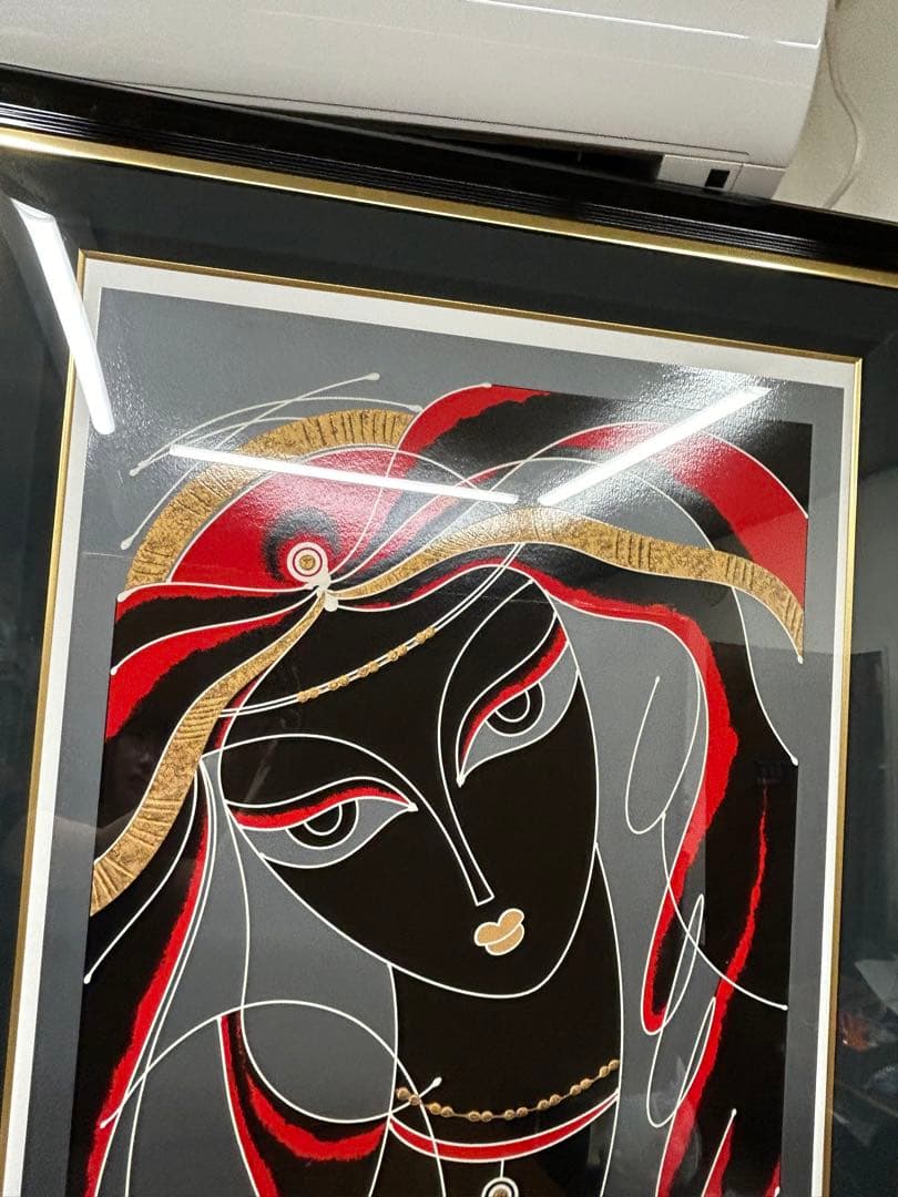 「アラビアの神話」　マーティロ・マヌキアン　作品証明書有　シルクスクリーン　絵画