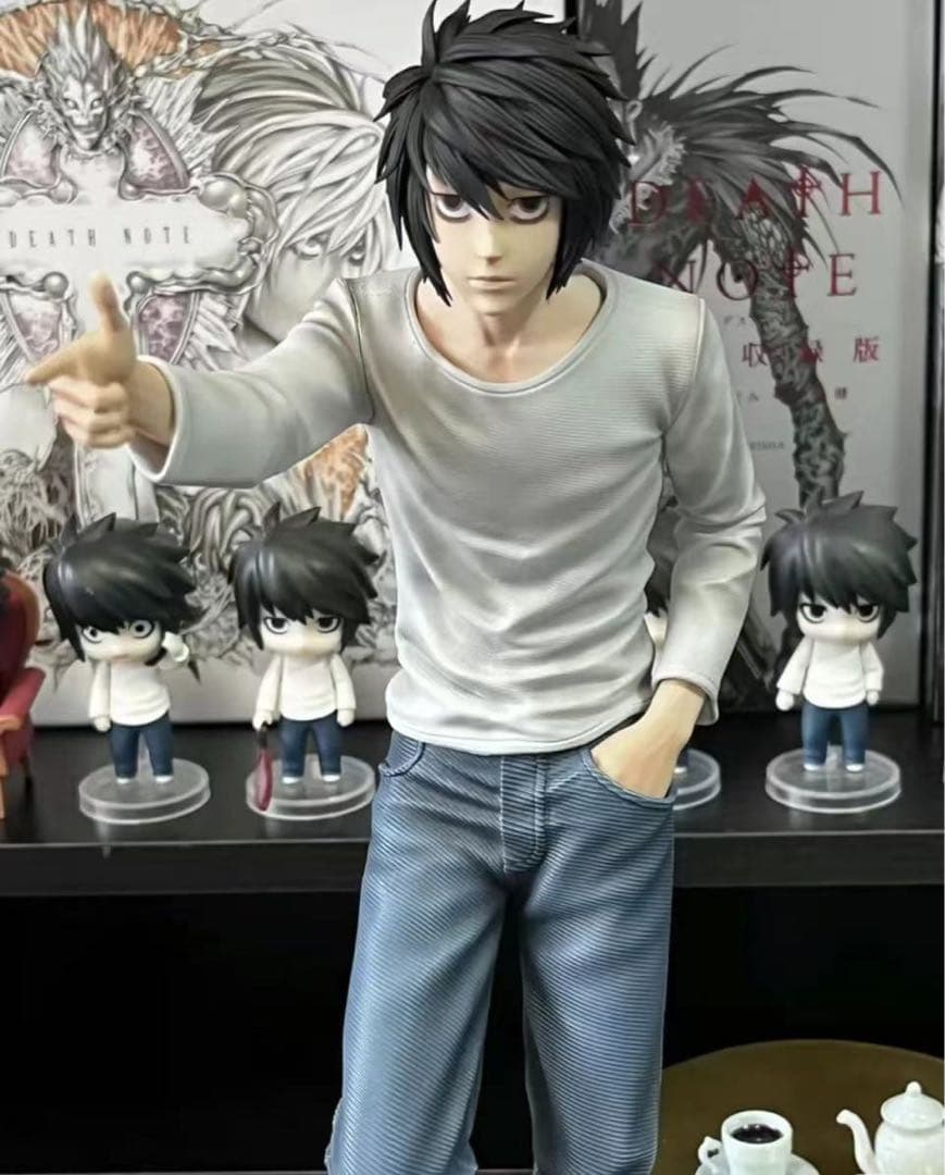 デスノート エル・ローライト L ガレージキット ガレキ スタチュー②