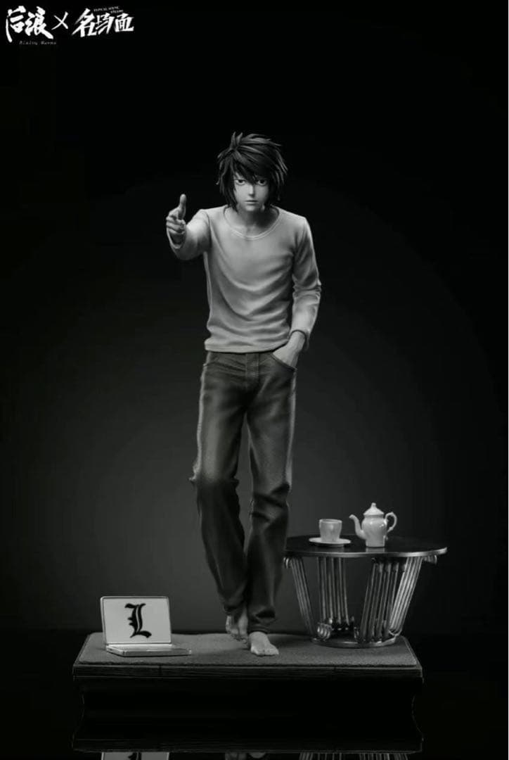 デスノート エル・ローライト L ガレージキット ガレキ スタチュー②