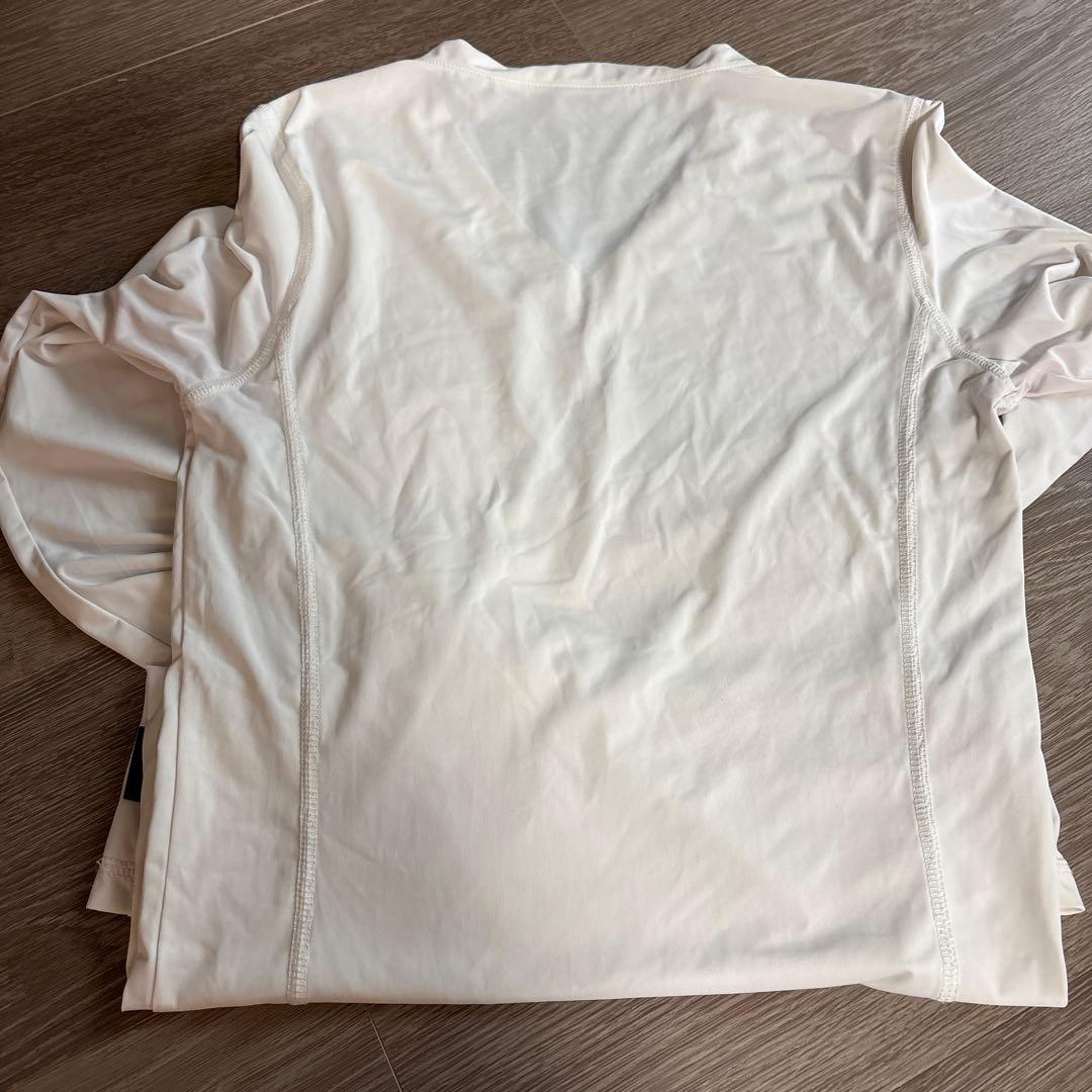 専用　　BRIEFING ホワイト Vネック 長袖シャツ