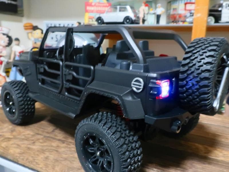 1/12 クローラー ラジコン RC ジープ ラングラー カスタム 塗装済完成品