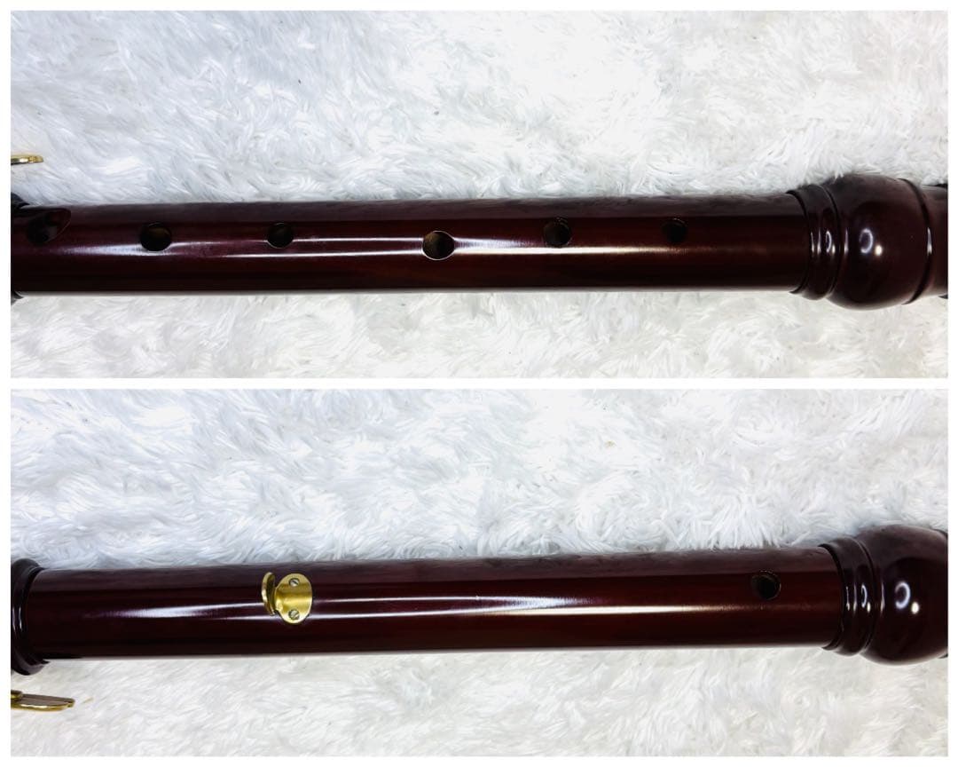 美品 ヤマハ 木製テナーリコーダー バロック式 ケース付