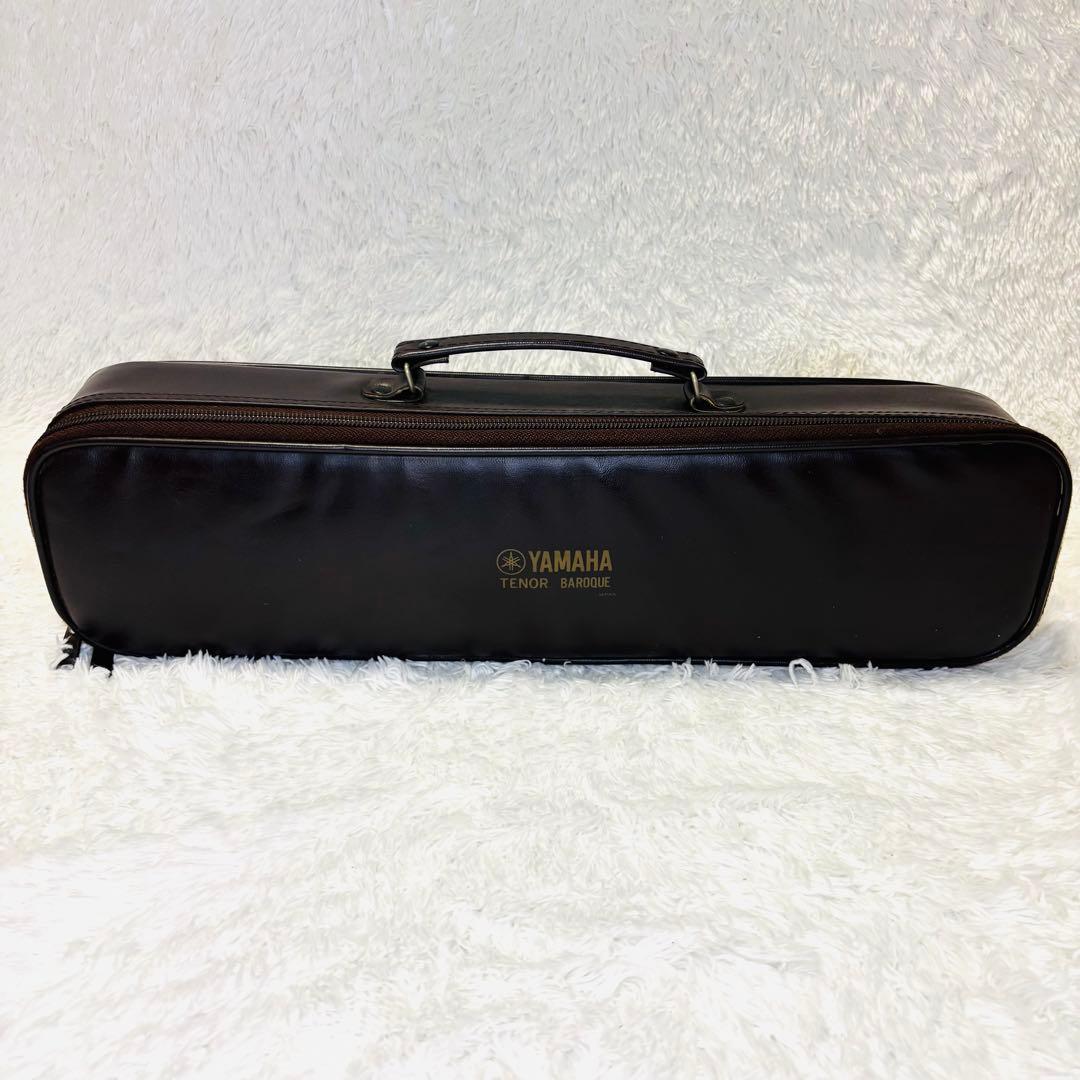 美品 ヤマハ 木製テナーリコーダー バロック式 ケース付