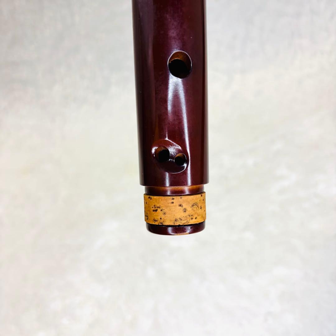 美品 ヤマハ 木製テナーリコーダー バロック式 ケース付