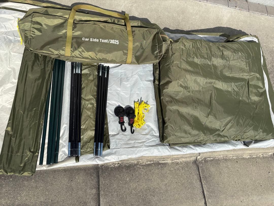 カーサイドテント3025 オリーブグリーン