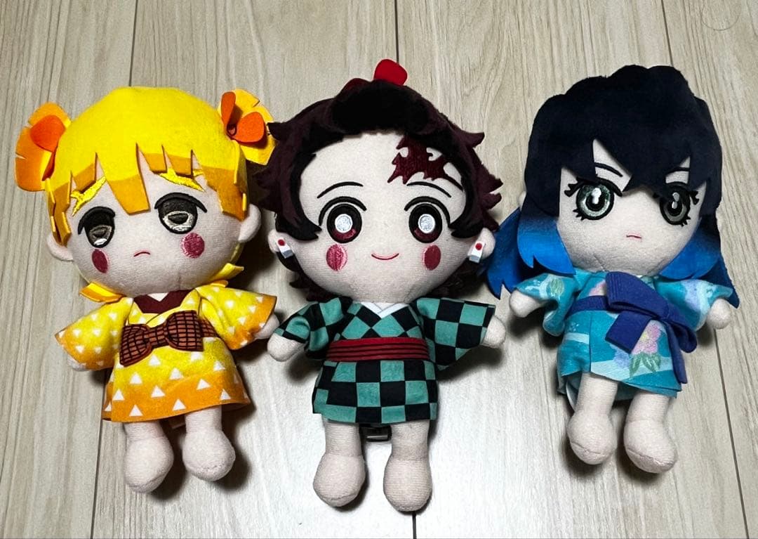 chibiぬいぐるみ 炭子、善子、猪子