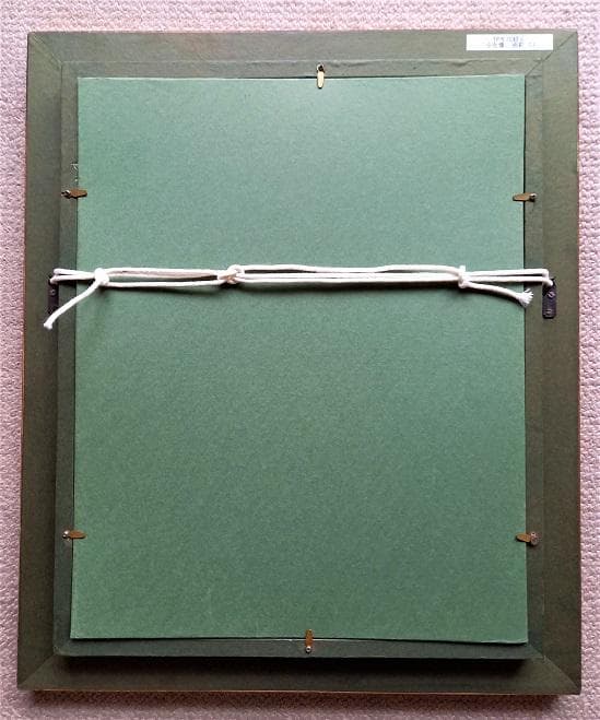 伊牟田経正　光風会常務理事　タイトル「少女像」　F５号　真作保証