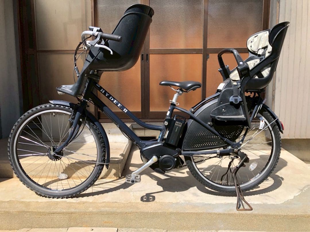 電動自転車　№3128 ブリヂストン　ハイディ２　子供乗せ　26インチ