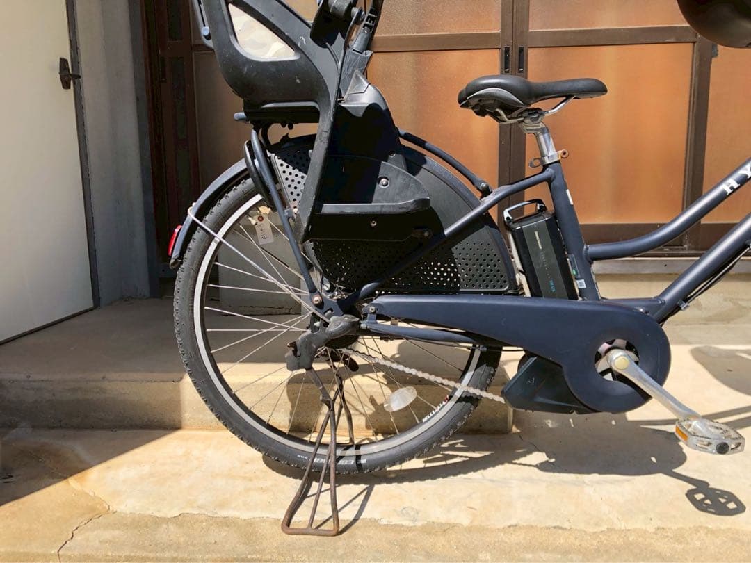 電動自転車　№3128 ブリヂストン　ハイディ２　子供乗せ　26インチ