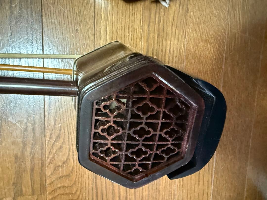 二胡 紅木 蛇皮 胡弓 中国民族楽器 ハードケース现状品 三点セット