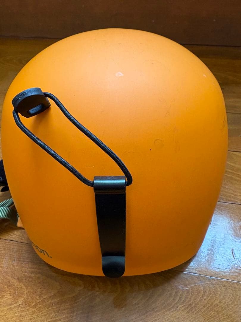 anon アノン　ヘルメット オレンジ　バイザー付　blitz オレンジ