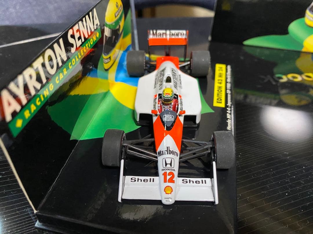 1/43 マクラーレンMP4/4ホンダ #12 A.セナ ワールドチャンピオン