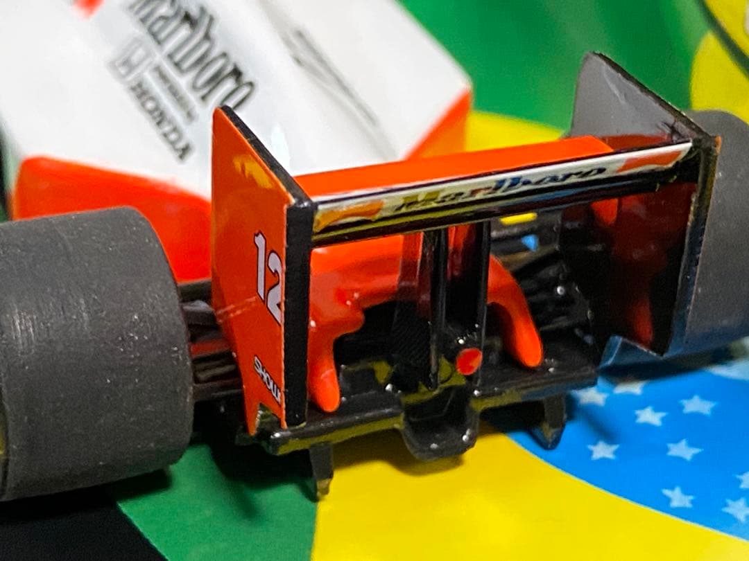 1/43 マクラーレンMP4/4ホンダ #12 A.セナ ワールドチャンピオン