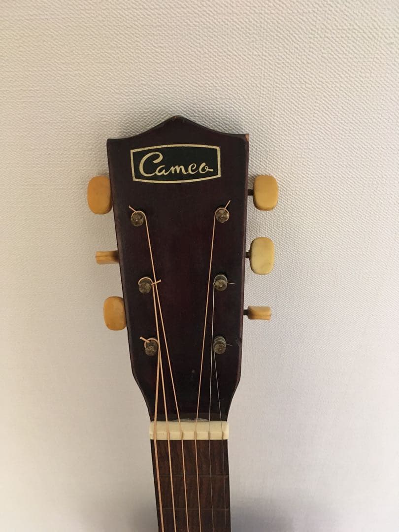 希少ビンテージCameo AS-1日本アコースティックギタートラベルパーラーミニ