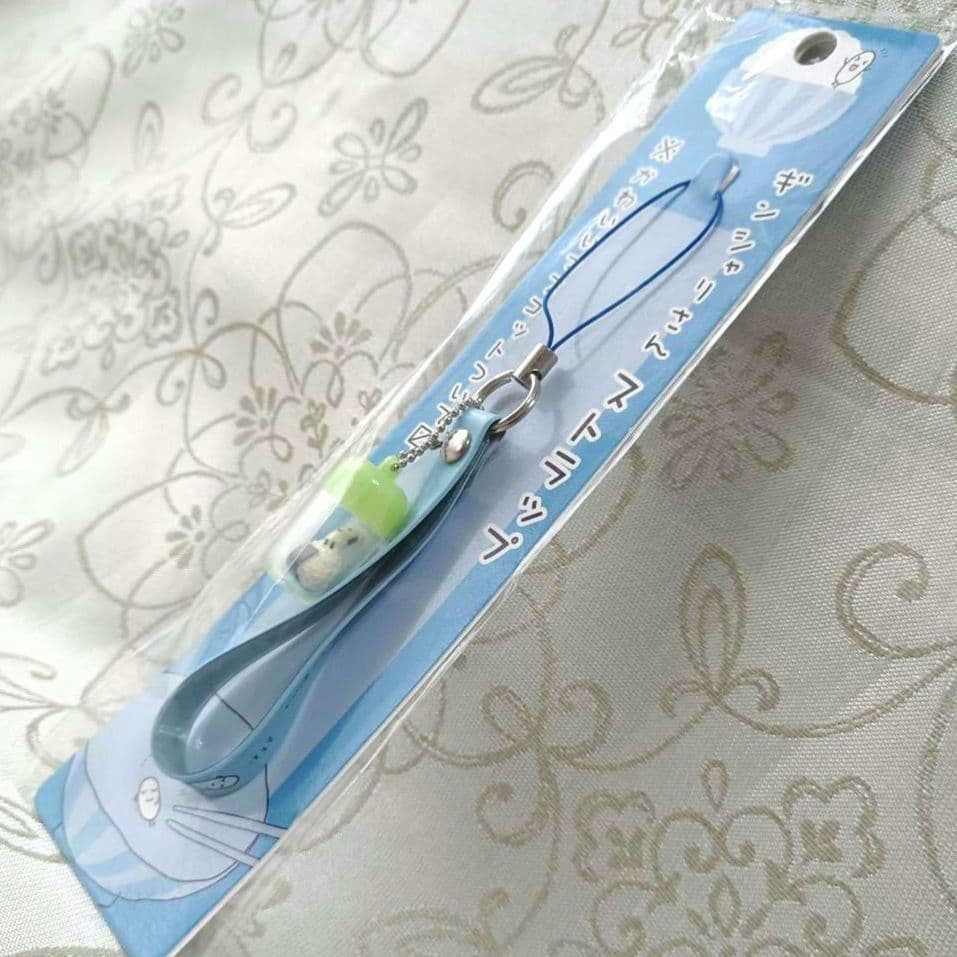 希少　ギンシャリさん ストラップ　2002年　サンエックス　レトロ　レア