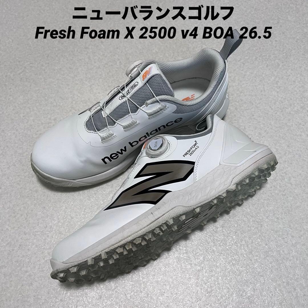 ニューバランスゴルフFresh Foam X 2500 v4 BOA 26.5