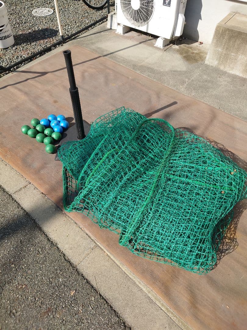 軟球用バッティングネット 幅2.8M×高さ3.3M×奥行2.4M