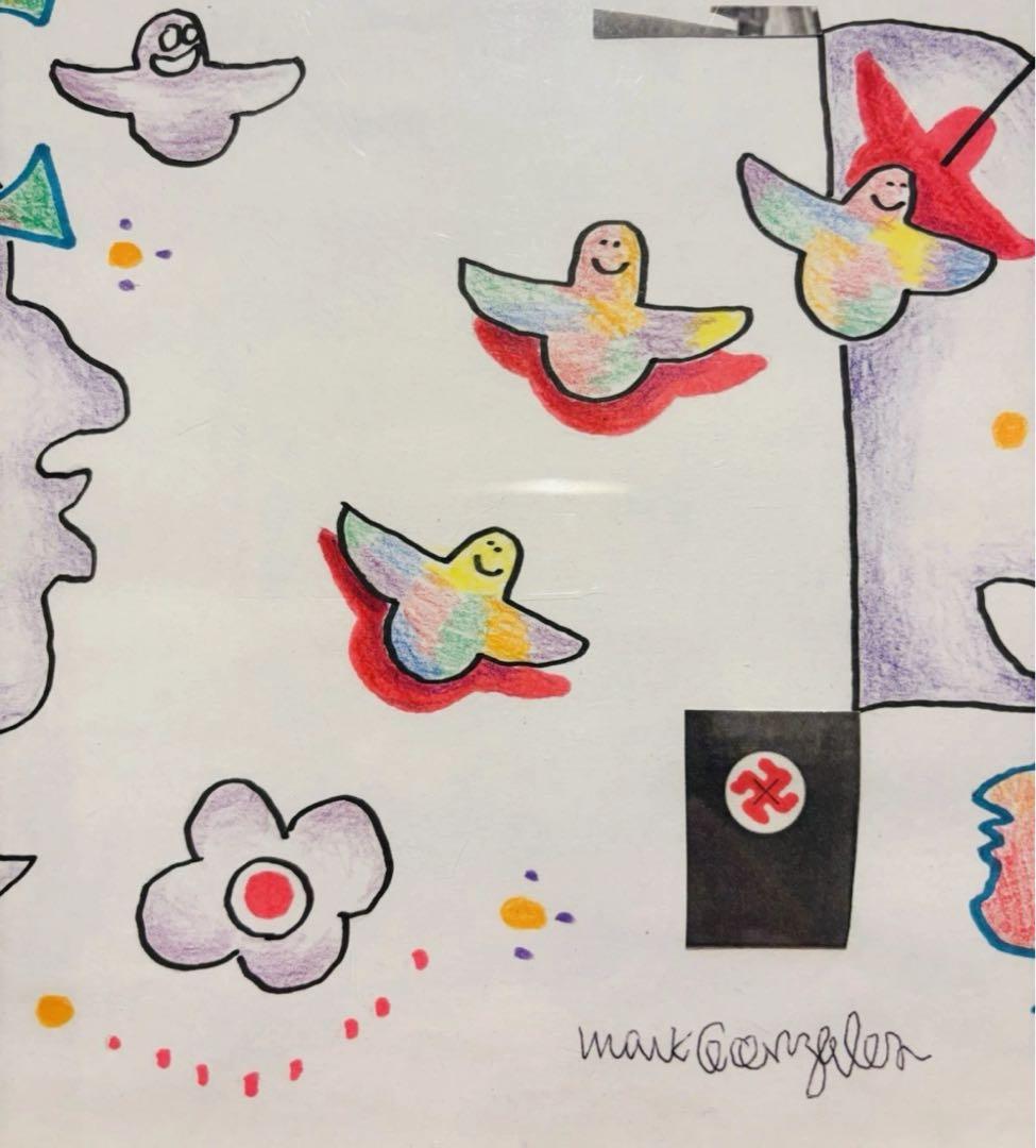 Mark gonzales マークゴンザレス 原画 アートsupreme