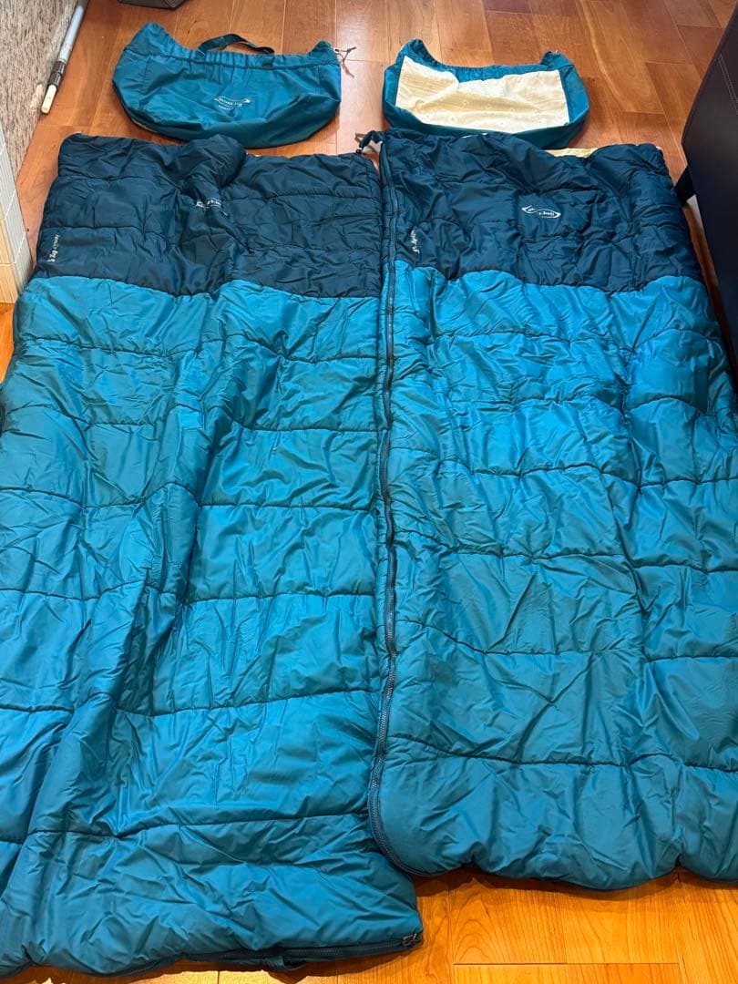 なつ　モンベル　Coleman 寝袋 春夏4人分