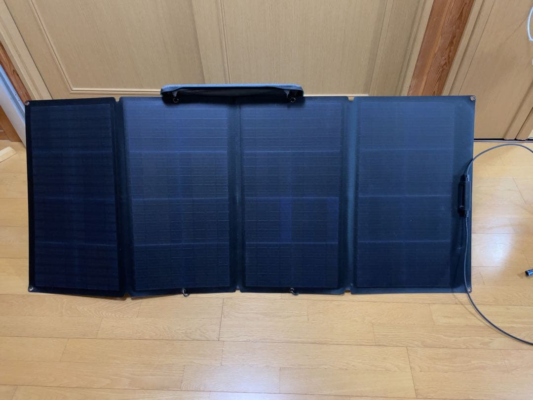 ECOFLOWポータブル160wソーラーパネル& XT60iソーラー充電ケーブル
