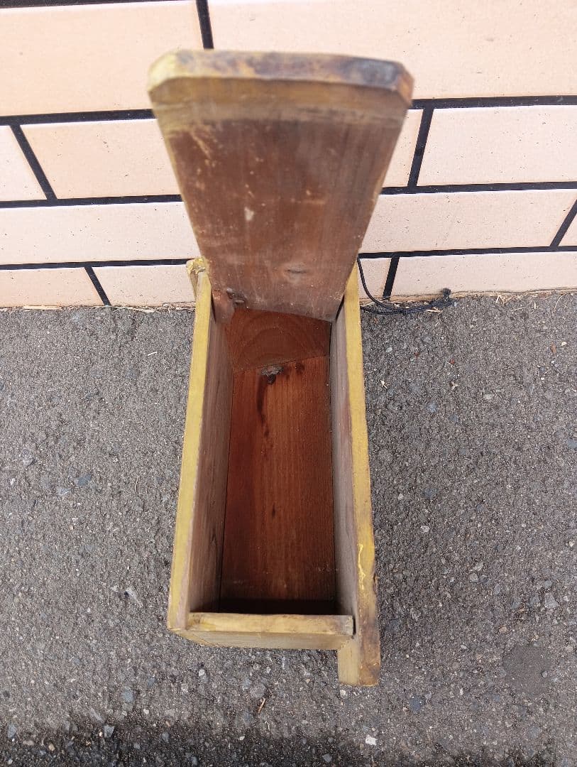 森永ホモ牛乳　木箱　鳥居跡販売所　看板　広告