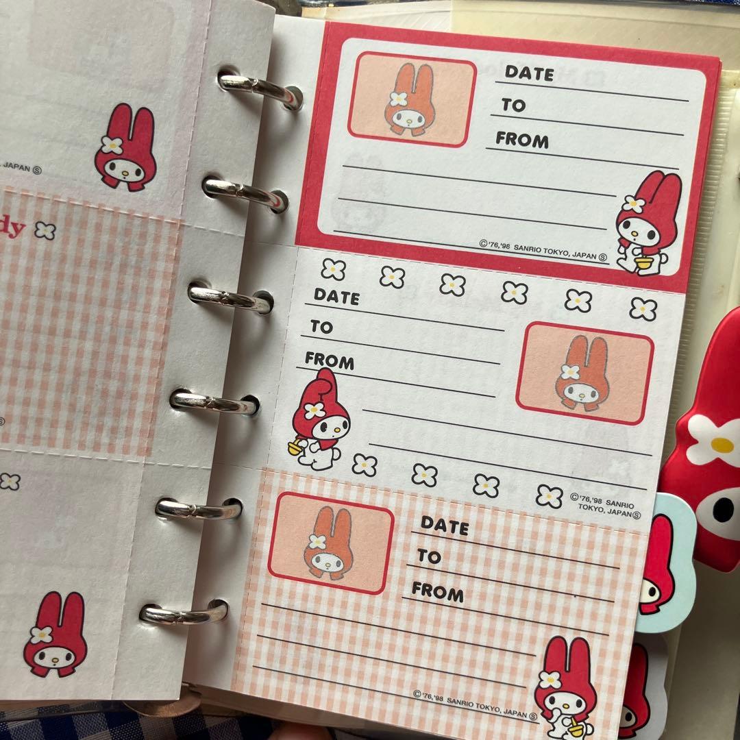 マイメロディ システム手帳 レトロ 当時物