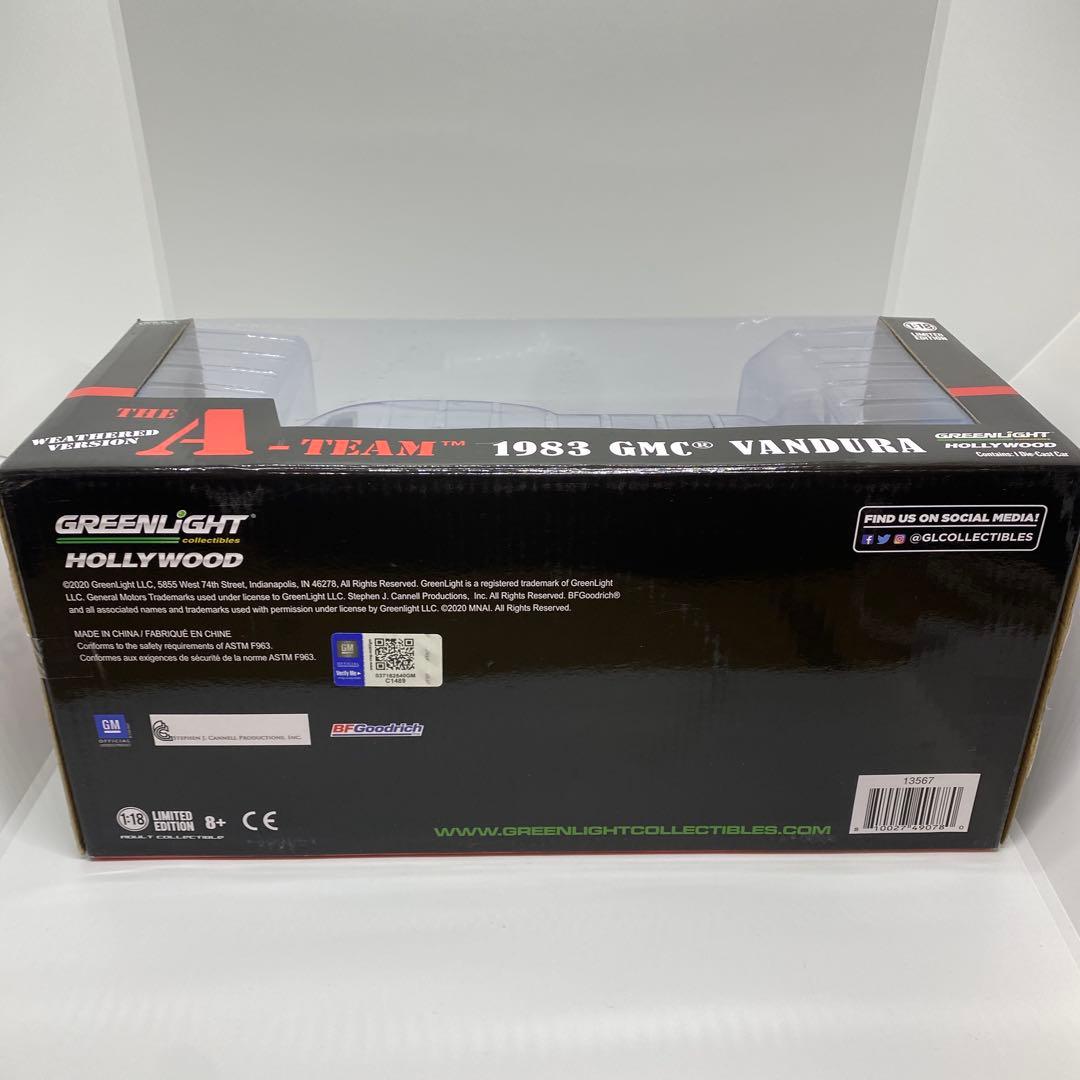 Greenlight 13567 コレクタブルミニチュアカー ブラック/レッド