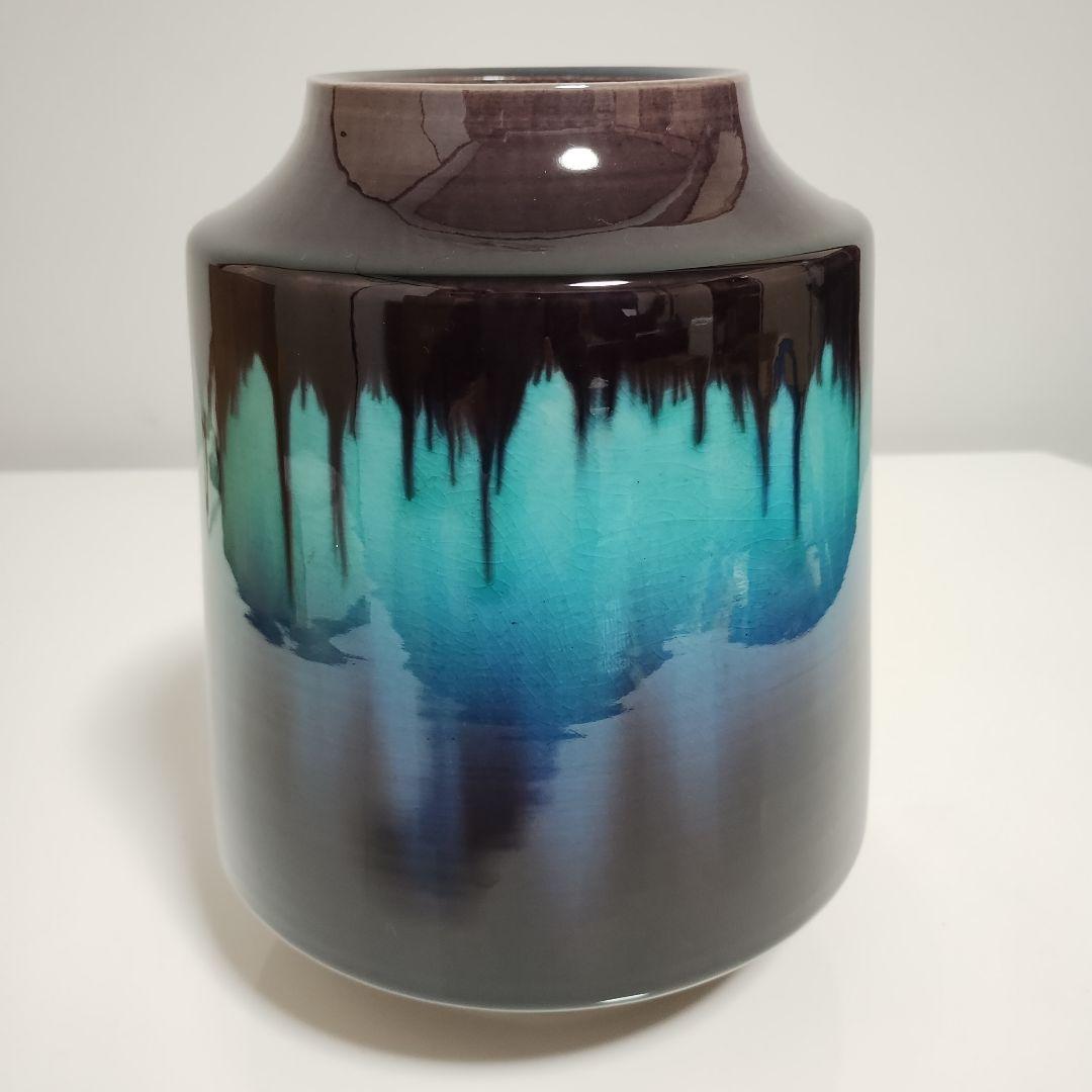 九谷焼 人間国宝 徳田正彦 三代目「徳田八十吉」 花器