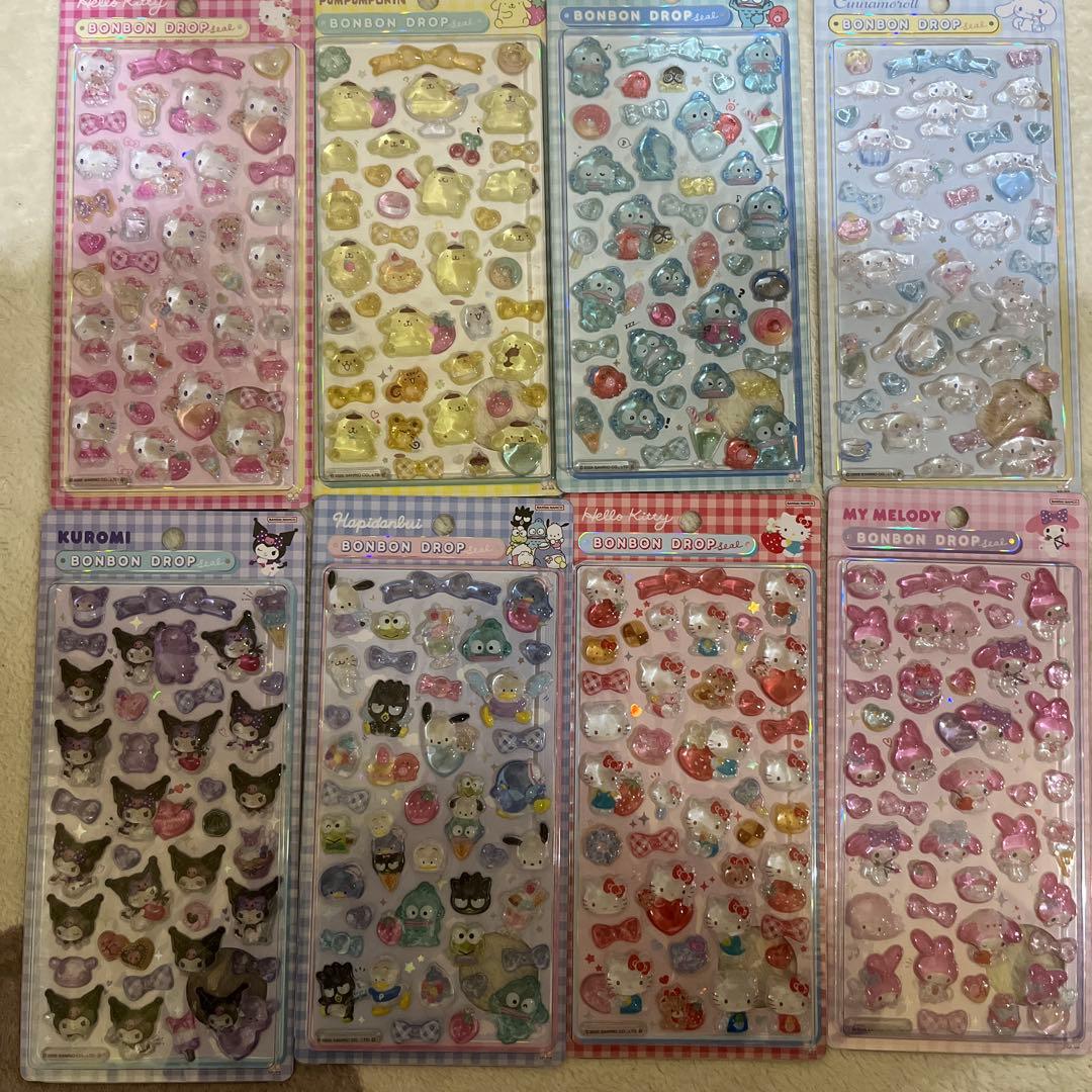 【公式】 サンリオ ボンボンドロップシール 第2弾 全種 セット コンプリート