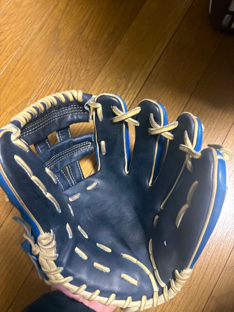 ミズノプロ　軟式　内野　グローブ　ダイバーシティブルー