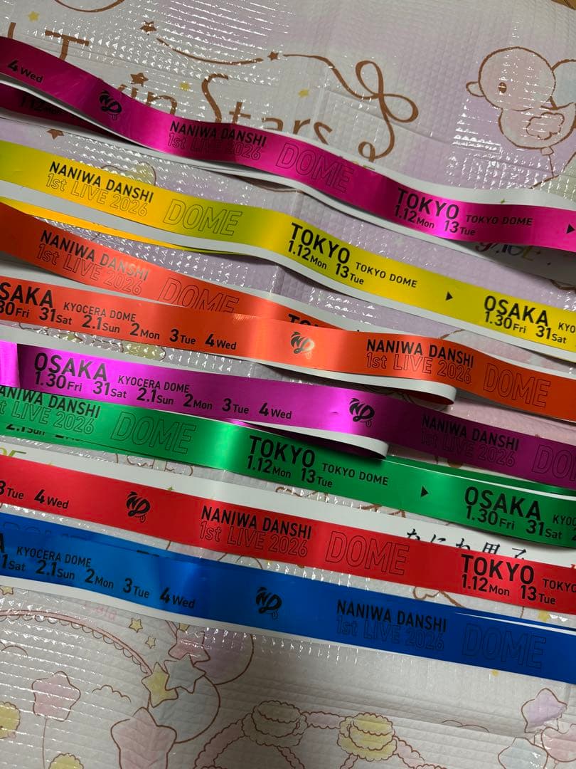 なにわ男子 銀テープ 1stDOME LIVE VoyAGE