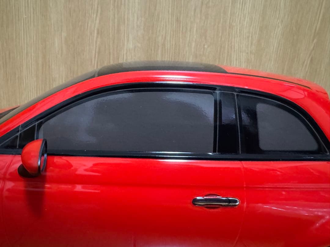 FIAT500 タミヤアフターパーツ 完成品 スペアボディ Mシャーシ用