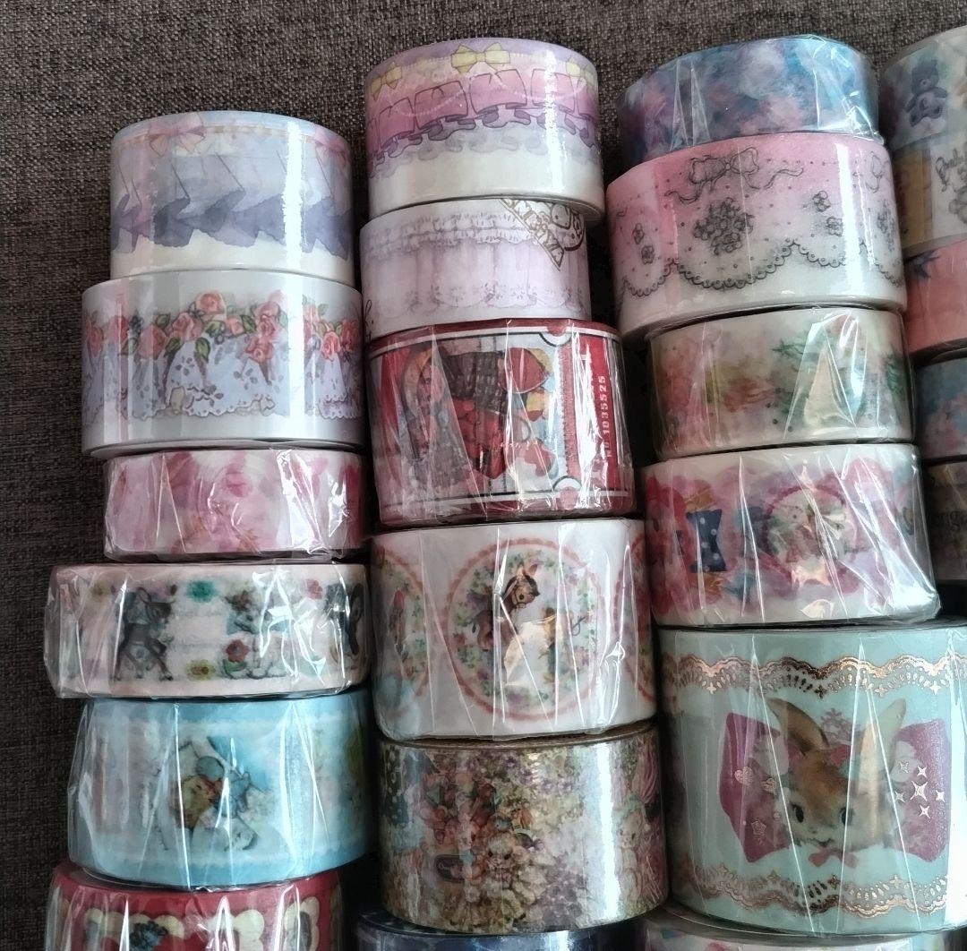 クリームピーチ Dreamin' Tiny Pets 等 マステ 47本セット