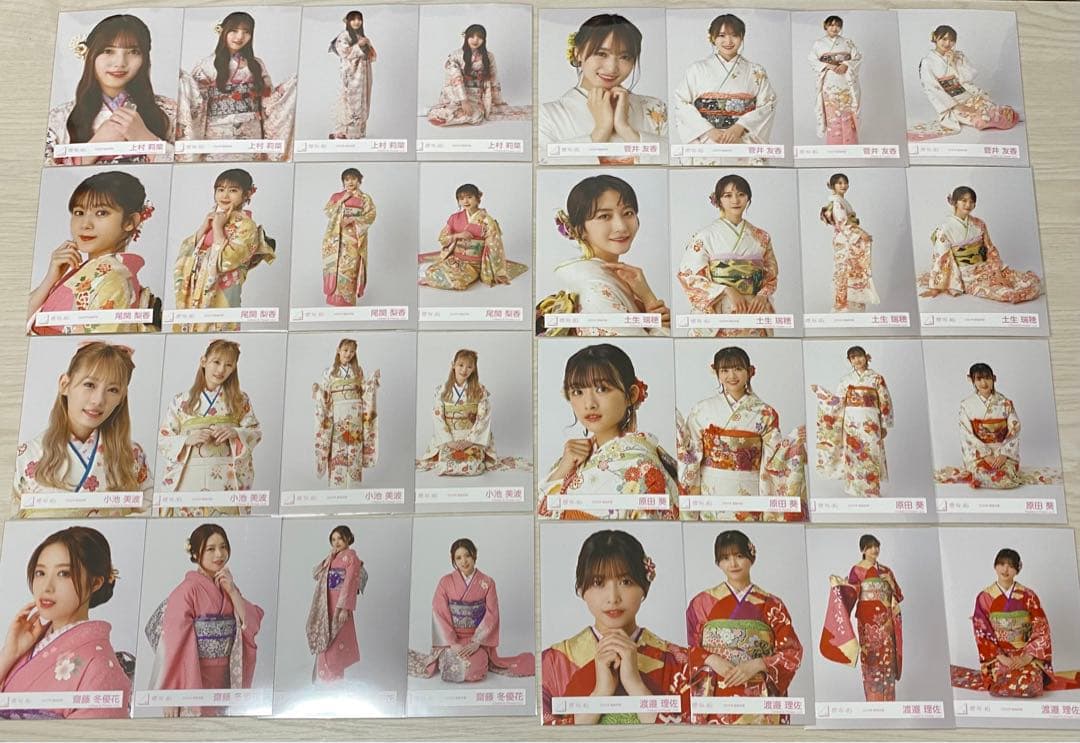 櫻坂46 生写真 2022年振袖衣装 フルコンプ まとめ売り