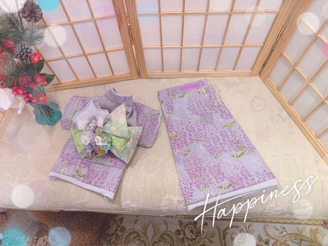 B459.pon2pan2☆犬お着物☆犬オーダーお着物☆2ウェイお着物