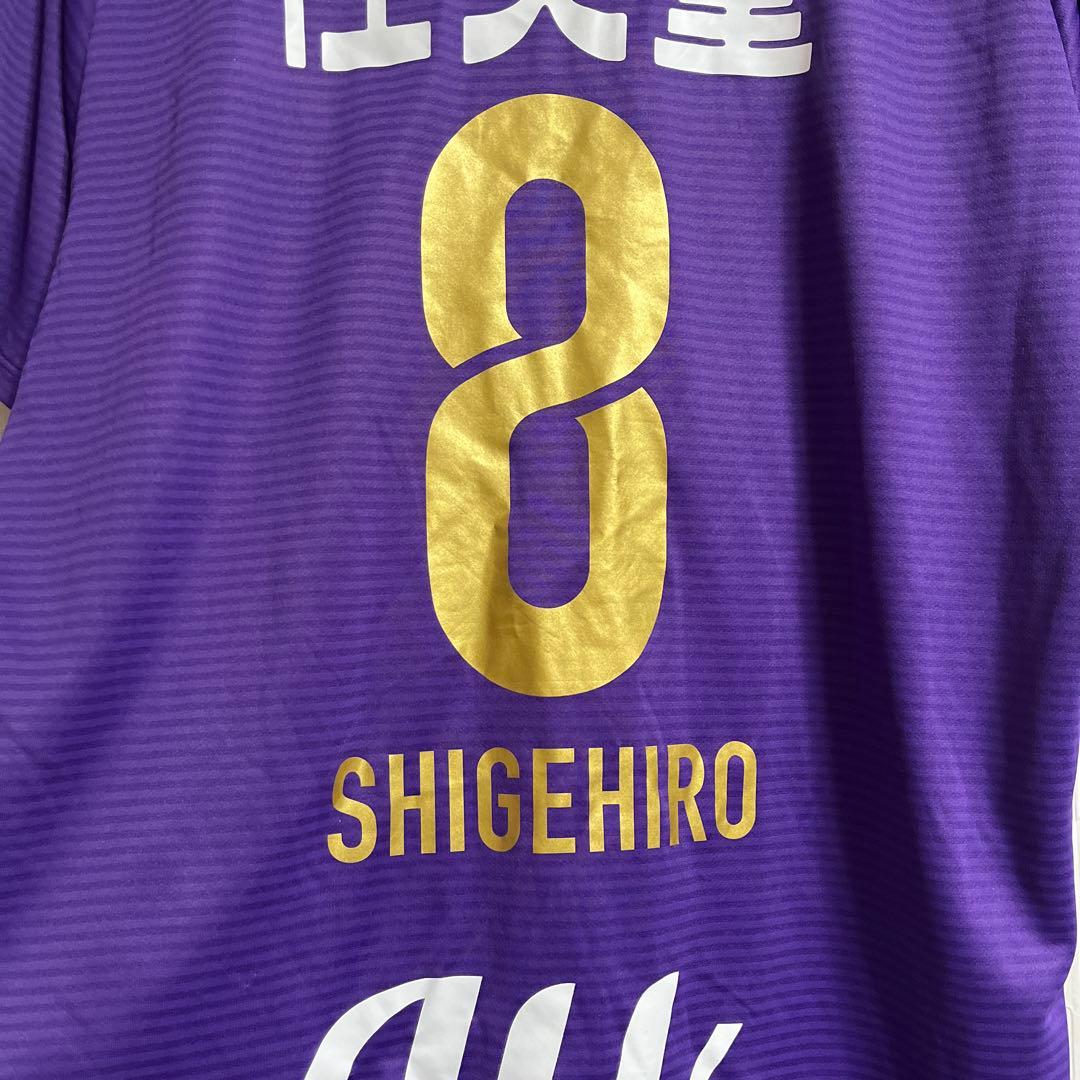 美品　京都　サンガ　重廣卓也　サッカーユニフォーム　XL