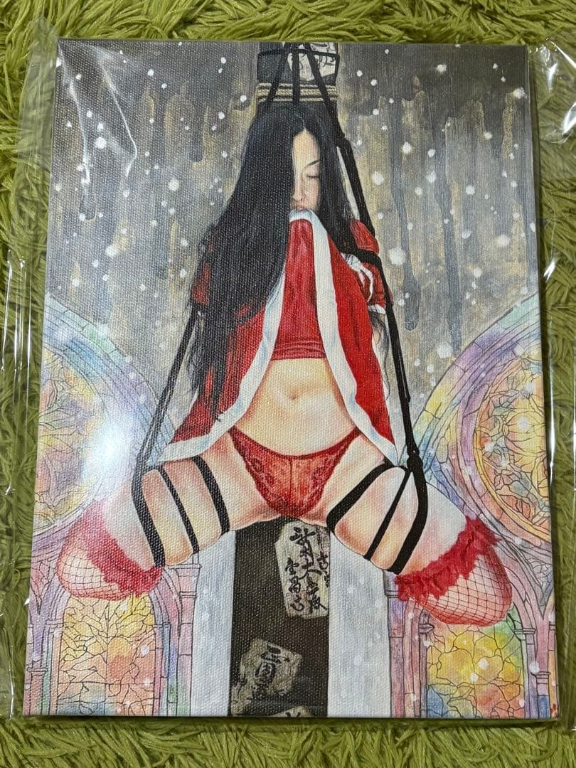 緊縛画　タイトル【吊りぃ】